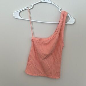 American Eagle Outfitters One-Shoulder Peach Camisole